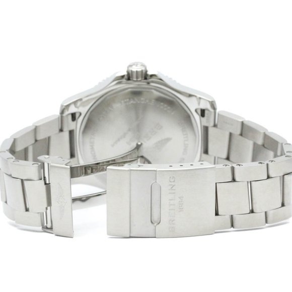 Polished BREITLING Superocean Steel Automatic Mens Watch A17367 BF560104 - Picture 5 of 8